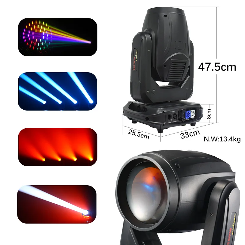 Redsun Sharpy 14R 295W сценический световой луч движущийся головной свет для событий и шоу-295