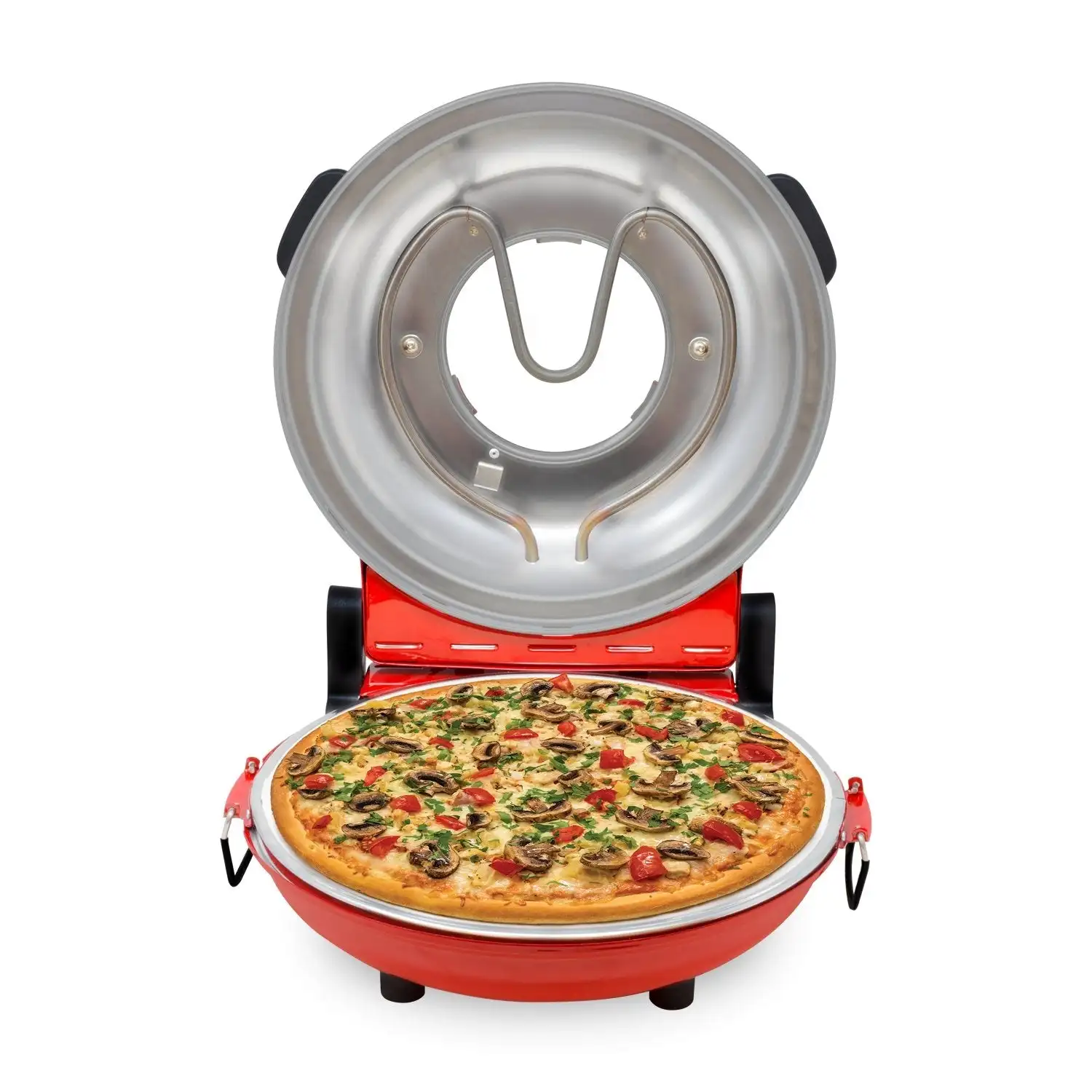 Pizza maker machine automatic with window Electric pizza oven make pizza maker