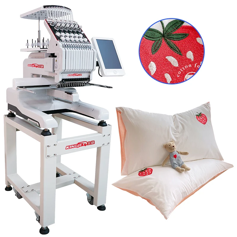EM-1010 embroidery machines hat t-shirt flat embroidery factory Made in China