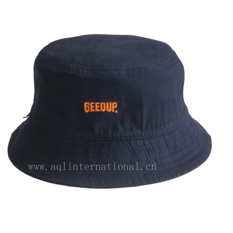 OEM Caps Wholesale Custom Logo Reversible Fashion Washed Organic Cotton Panama Hat For Fishing Golf