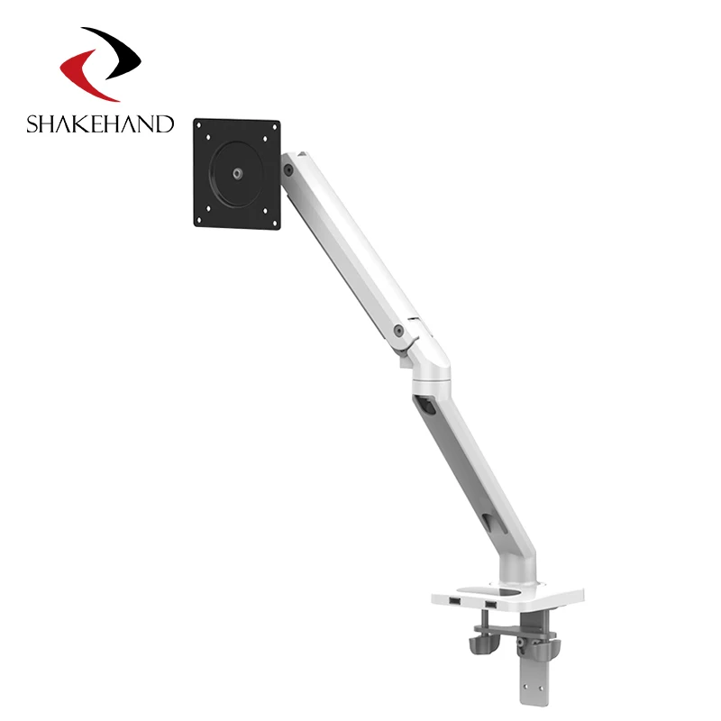 360 degree flexible gas spring folding lcd monitor arm / bracket