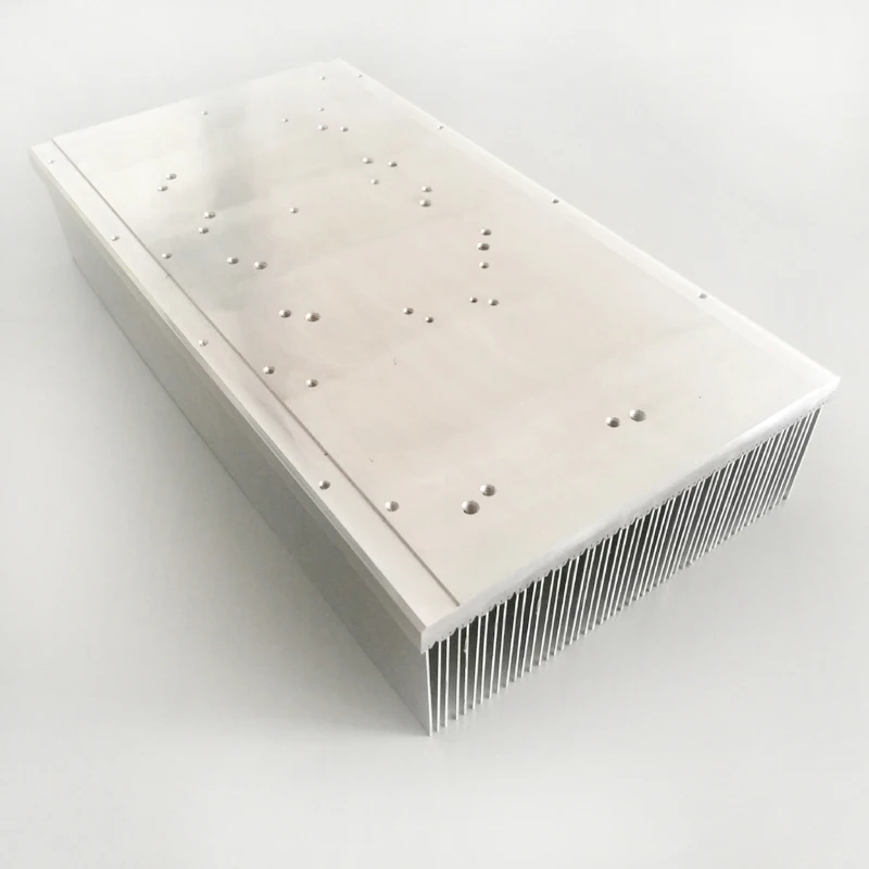 Semiconductor heat sink UPS heatsink Custom bonded fin heatsink  207(W)*75(H)*390(L)mm