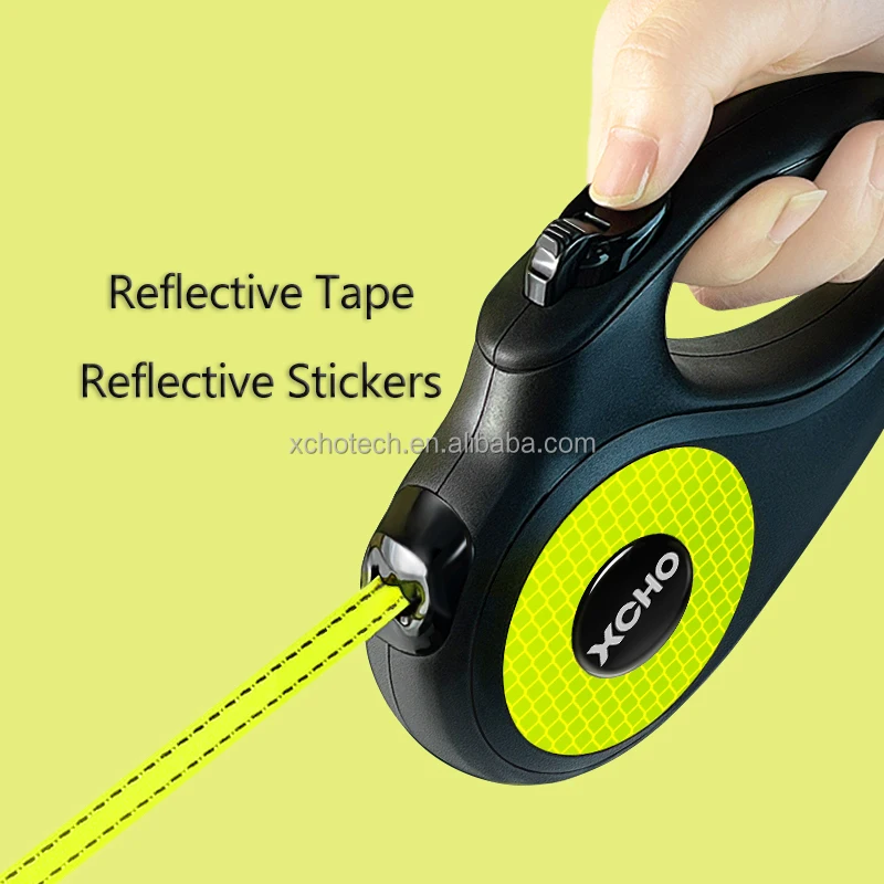 XCHO 360 tangle-free pet leash extendable automatic 3M 5M heavy duty dog leash reflective retractable dog leash