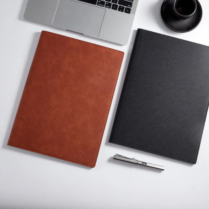 Wholesale Office Receipt Business Document Board PU Leather Contract Signing Manager File Holder Folder