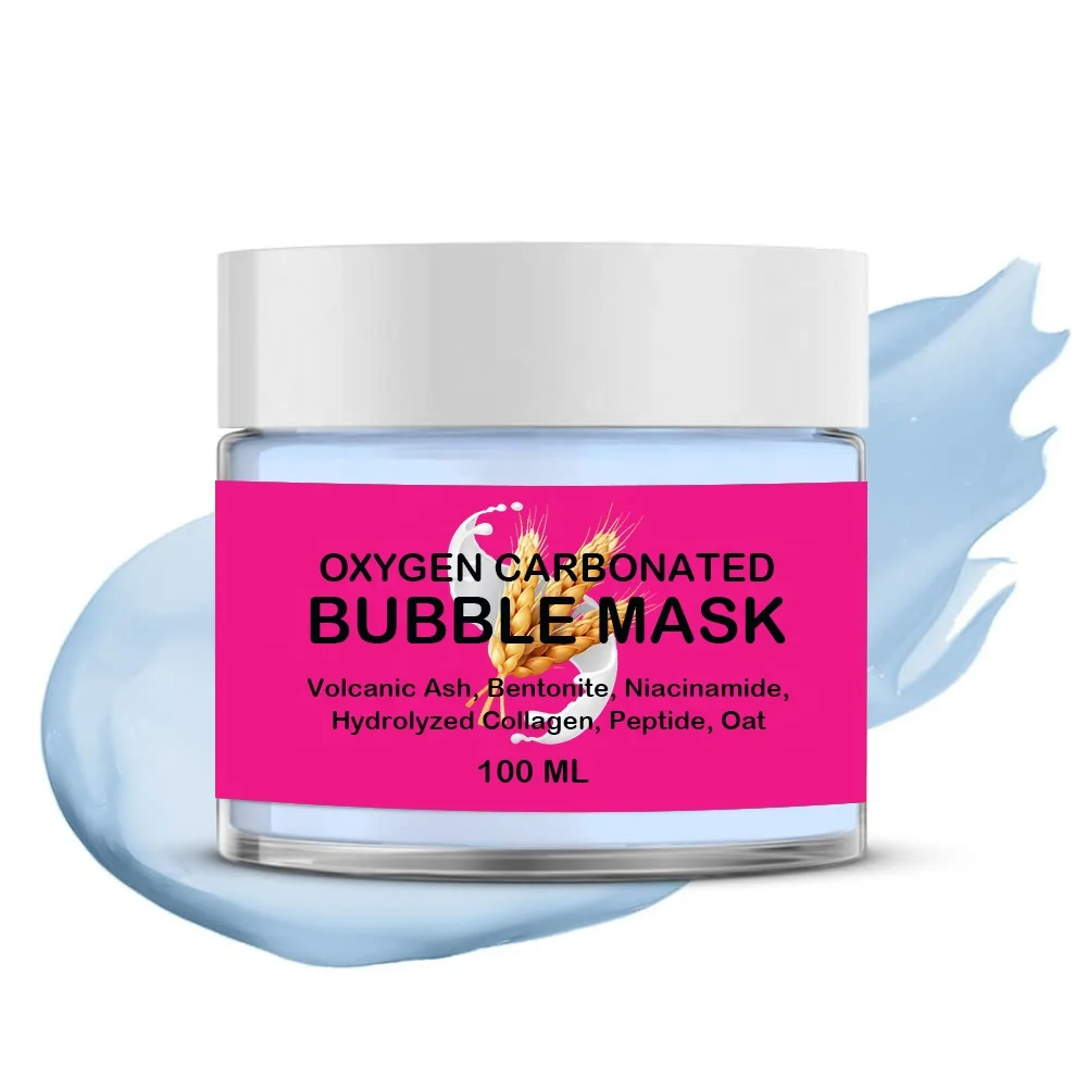 Charcoal BHA Pore Clay Bubble Mask Brightening and Pore Cleansing Effect O2 Bubble Mask Carbonated Bubble Clay Mask