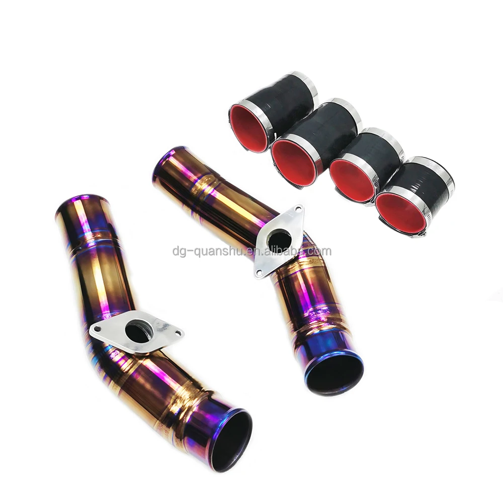 3 inch Upper intercooler Pipes  For Nissan GT-R  R35 Titanium exhaust catback
