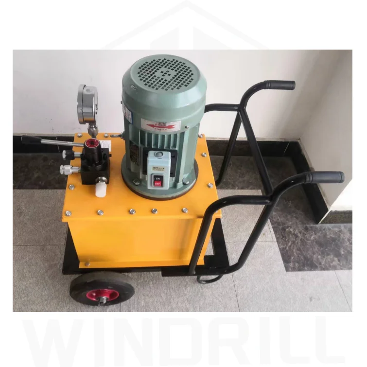 Hydraulic rock and concrete splitting machine Handheld hydraulic concrete rock splitter Electric motor