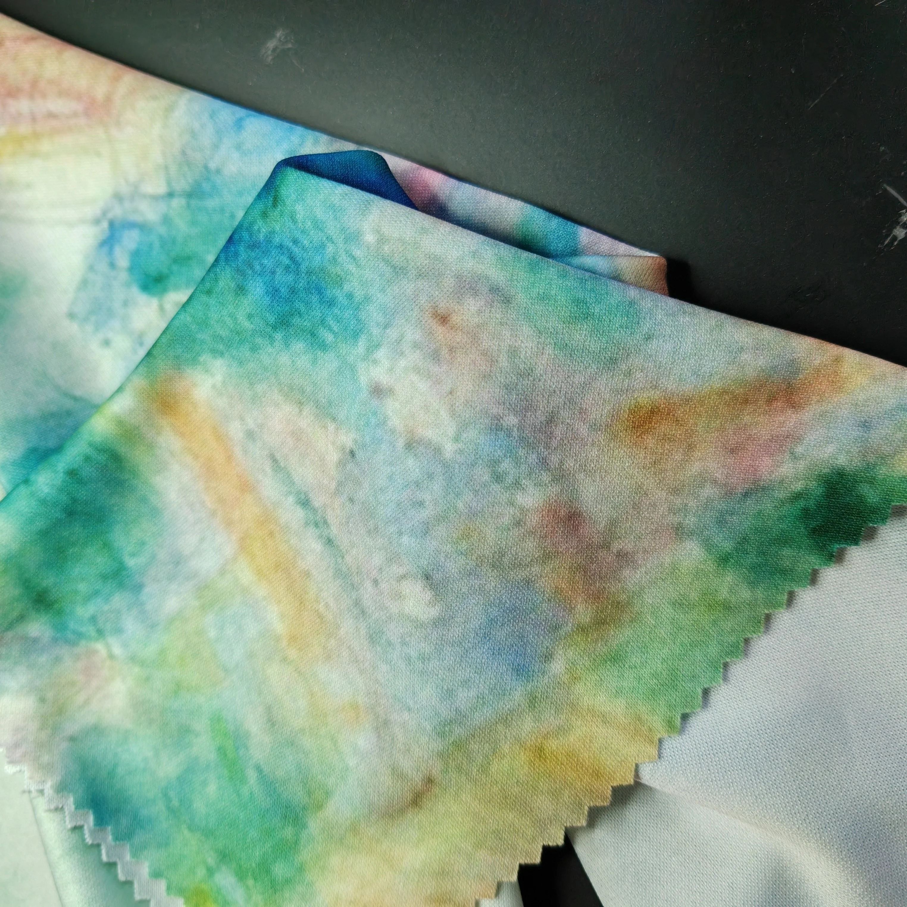 High Quality 100% Polyester Knitted Sweatshirt Fabric Simulated Floral Printed Ripstop Style Breathable Outdoor Underwear Use