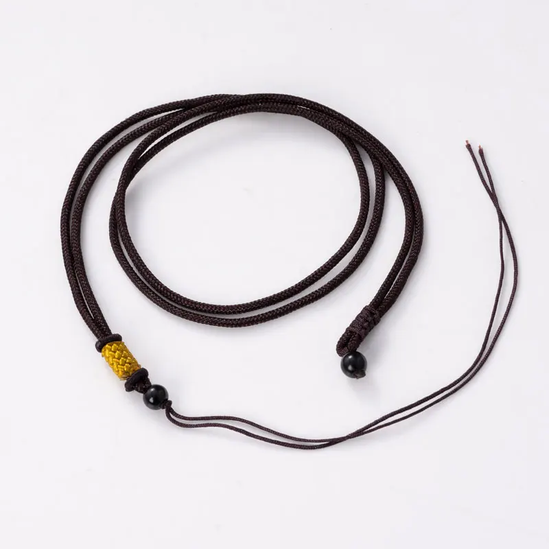 Wholesale Pendant Crystal Jade Agate Amber Pendant Rope Jadeite Adjustable Necklace Rope Jewelry Sachet Rope