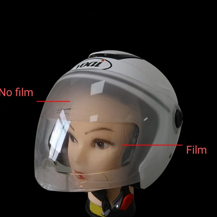 Invisible Helmet Anti-fog Films High Clear Waterproof Protective Stickers