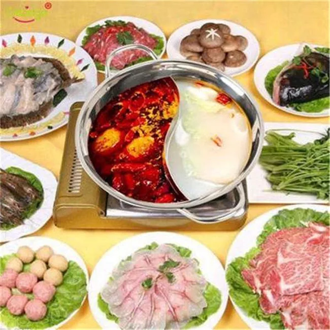 Кухонная посуда Shabu из нержавеющей стали для летней
