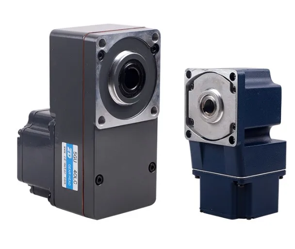 24v 48v 220v 90W 120W 200W 400W 500W 750W Flat L Type Right Angle Hollow Shaft Brushless DC AC Gear Motor For Conveyor AGV AMR