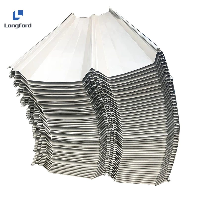 Roofing Sheet Coated Cheap Metal Hot Sale Galvanized Corrugated Tile for Roof White Color 460-980 Type Prepainted 0.30-0.60mm