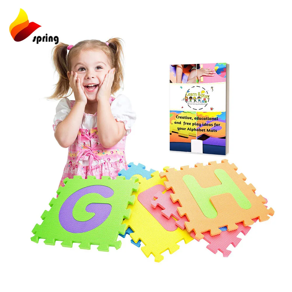 Eva Foam Floor Mats Alphabet Number Cartoon Interlocking Puzzle Crawl Play mat For Kids Baby Child