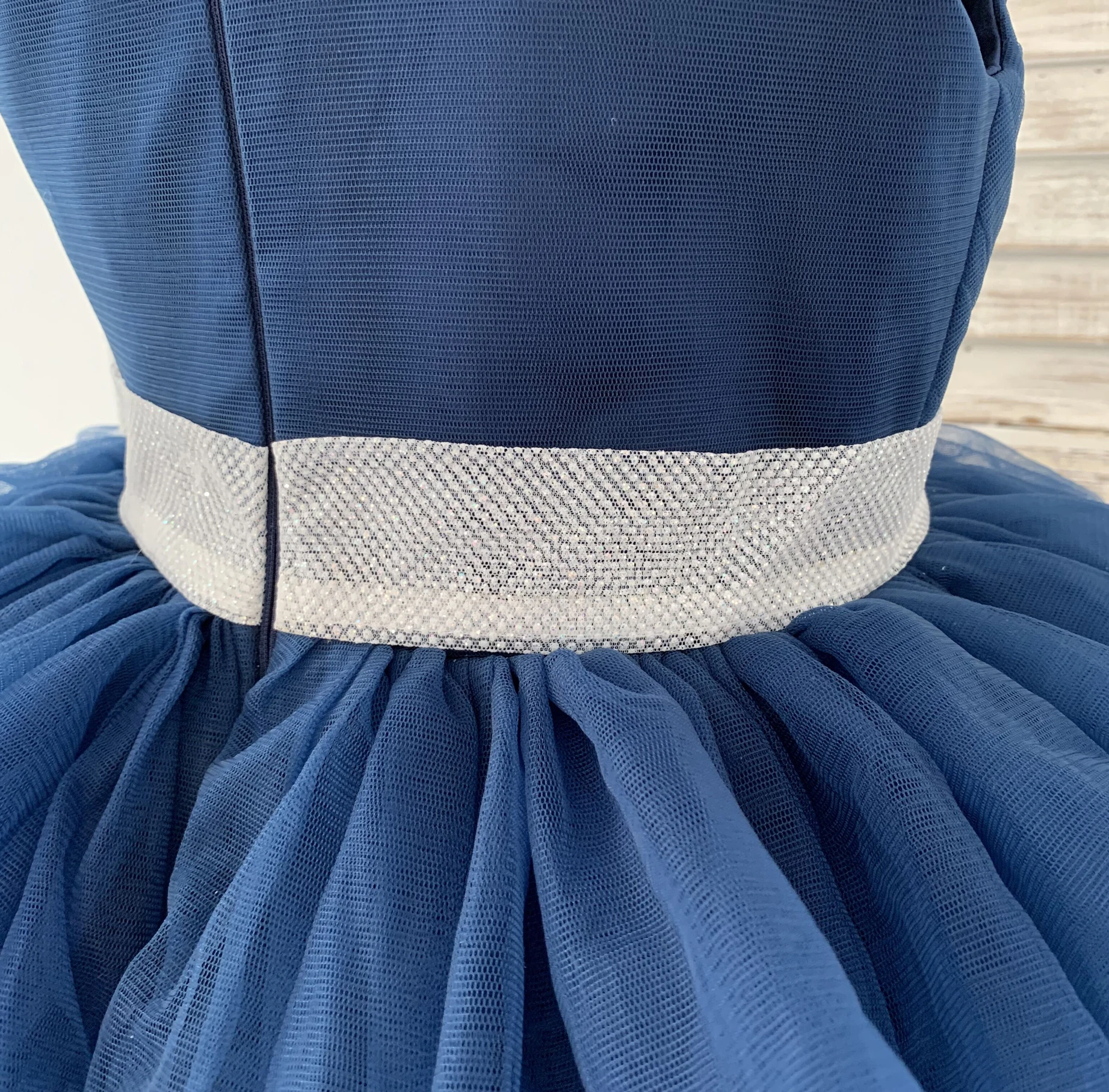 One Shoulder Cupcake Tulle Wedding Flower Girl Dress Kids Birthday Party Dress