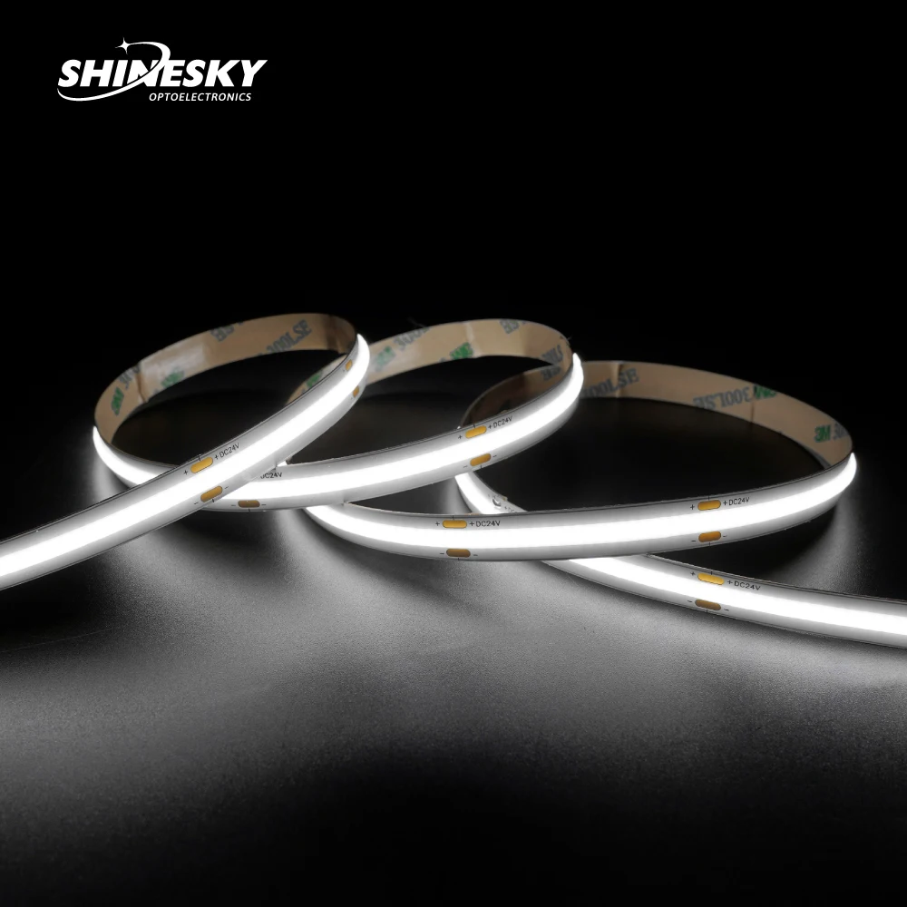 Wholesale factory 480leds/m 24v 10mm COB Strip Super long 15 meters good color consistency Constant Current design cob Strip