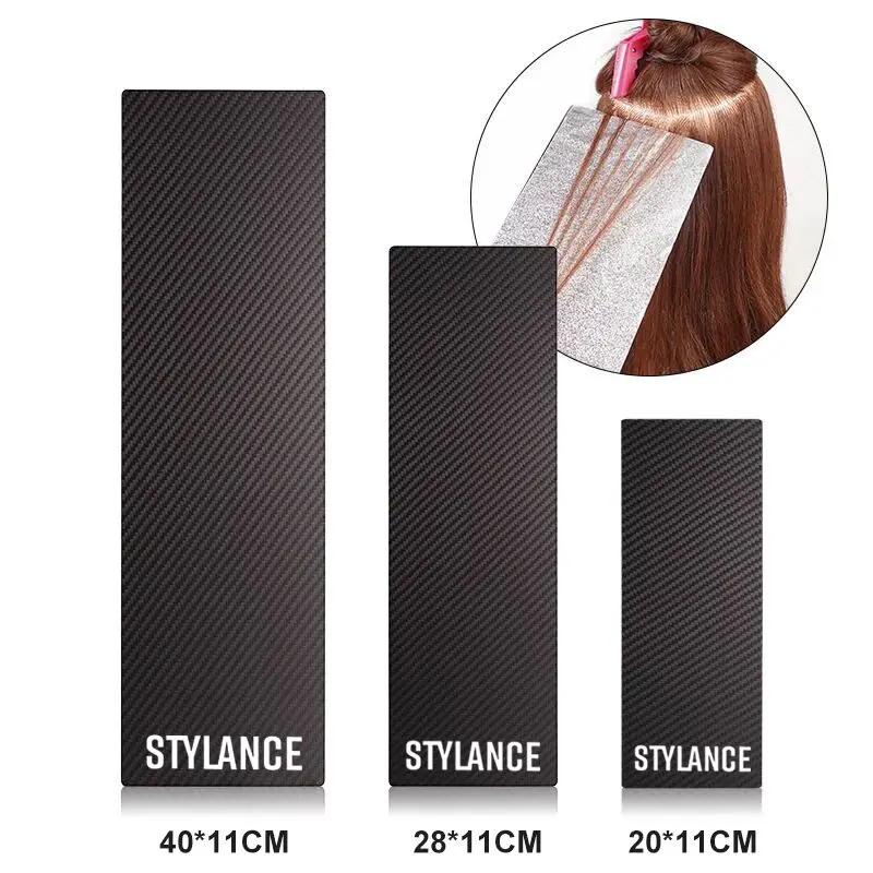 Hair Coloring Balayage Board Carbon Fiber Board Hair Dye Highlights Bleach Coloring Paddle Fits All Standard Sized Hair Foils