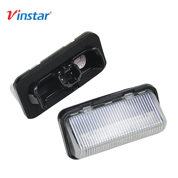 Hot Sale LED Register License Number Tag Plate Lamp for Toyota Avalon Alphard Corolla Vellfire Mirai RAV4 Prius for Lexus LX UX