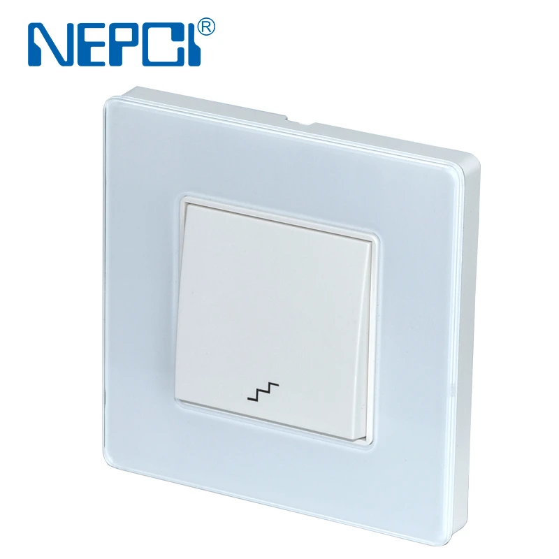 power switch wall mount switch socket 2 gang 250V 10A 45*22.5MM PC inflame retardant white XJY-QB-06 250V 10A