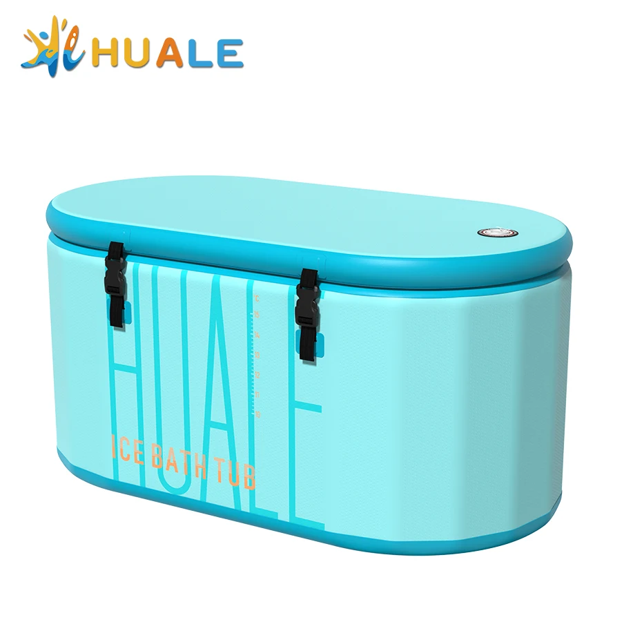 Inflatable Ice Bath Recovery Pod Soaking Portable DWF Tub Cold Plunge Tub With Water Chiller 1 Person Pool For Kids