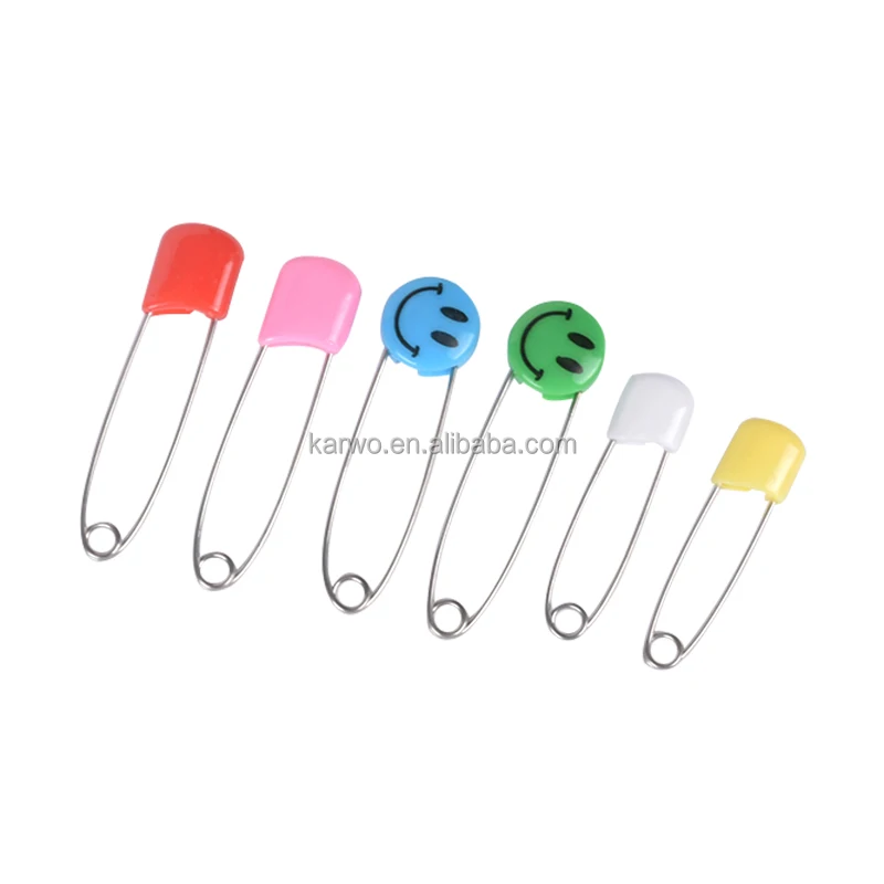 Индивидуальная безопасная булавка с пластиковой маленькой булавкой различных
