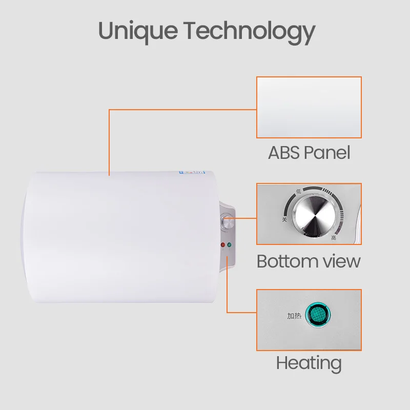 15/30L Hot tank portable shower induction smart hot sale storage rv 12v turkey small liter national trade electric water heaters