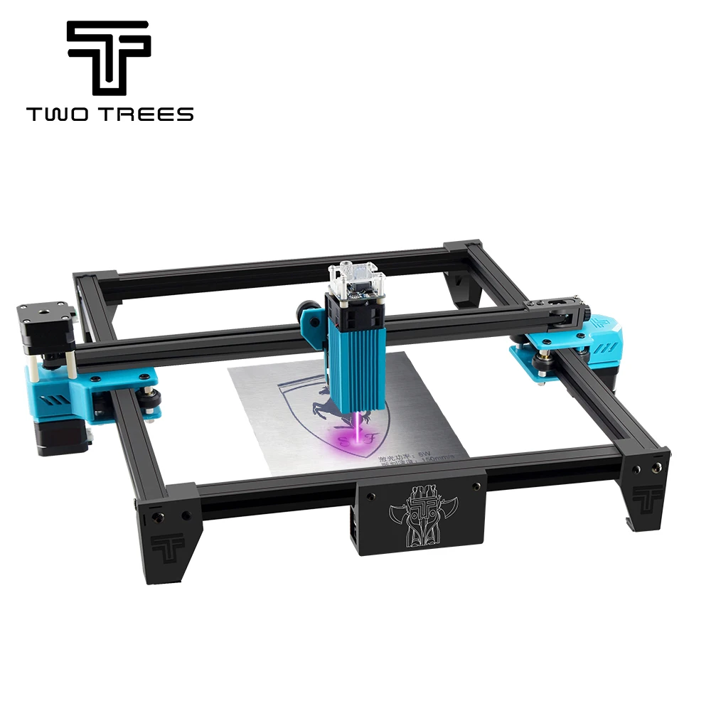  Twotrees TOTEM S 40 Вт Рамка DIY сжатое пятно LD + FAC c-объектив быстрая Высокая точность лазерная резка гравер CNC гравировка