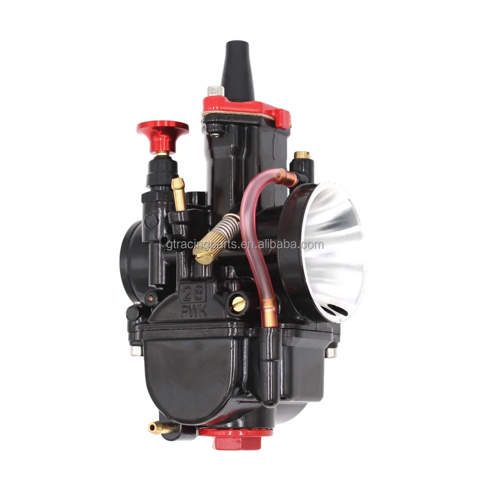 Carburetor PWK KR150 SQUARE Electrophoresis Black 24mm 26mm 28mm 30mm 32mm 34mm Motorcycle For Keihin Universal carburetor