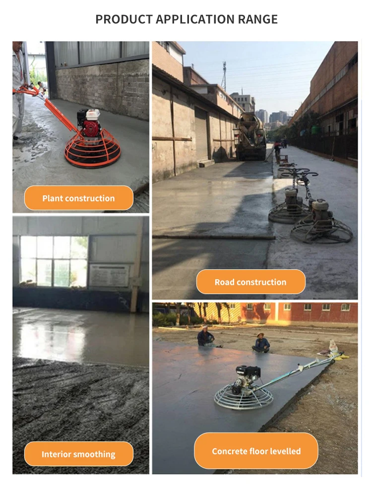 Cheap Factory Price Custom Walk Behind Gasoline Engine Concrete Power Trowel Machine