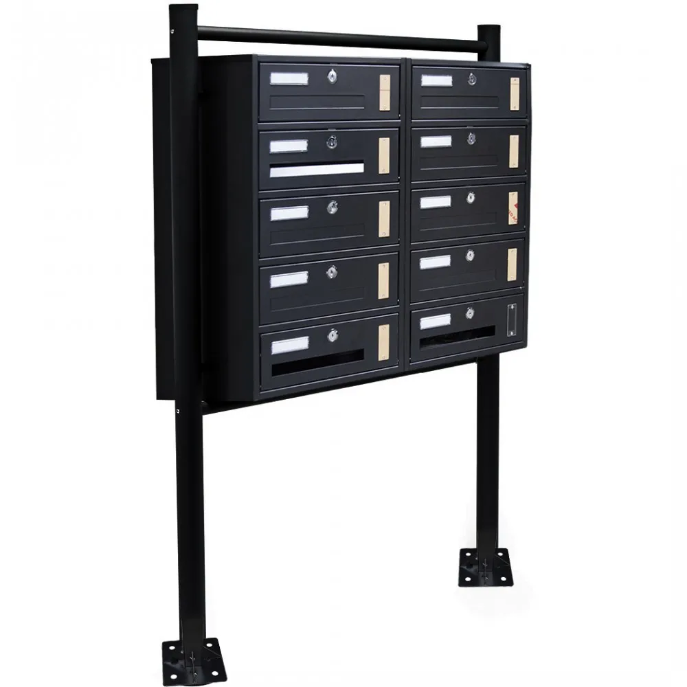 Home large package waterproof outside metal steel letter mail mailbox post wall mount outdoor smart parcel delivery drop box