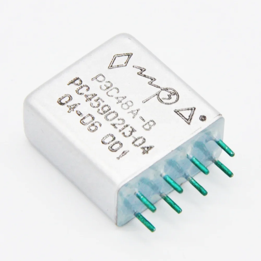 Electromagnetic Low Current Two Position 27 V DC / AC 8 Pins Sealed Relay Russian Components Relay