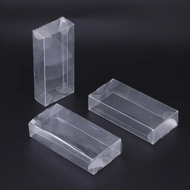 
Stock clear PET PVC PP box organizer plastic watch boxes packaging China supplier wholesale 