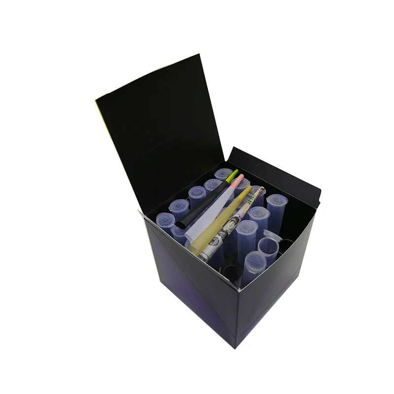 Retail Paper Table Top Counter Small Corrugated Carton Packaging Boxes Pre Roll Store Custom Cardboard Pre Roll Display Box