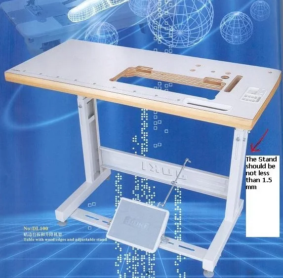 Промышленная швейная машина стол и подставка для деталей одежды и машин