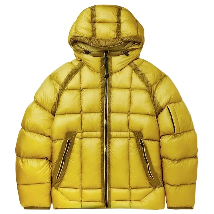 2023 Мужская стеганая куртка-пуховик с капюшоном