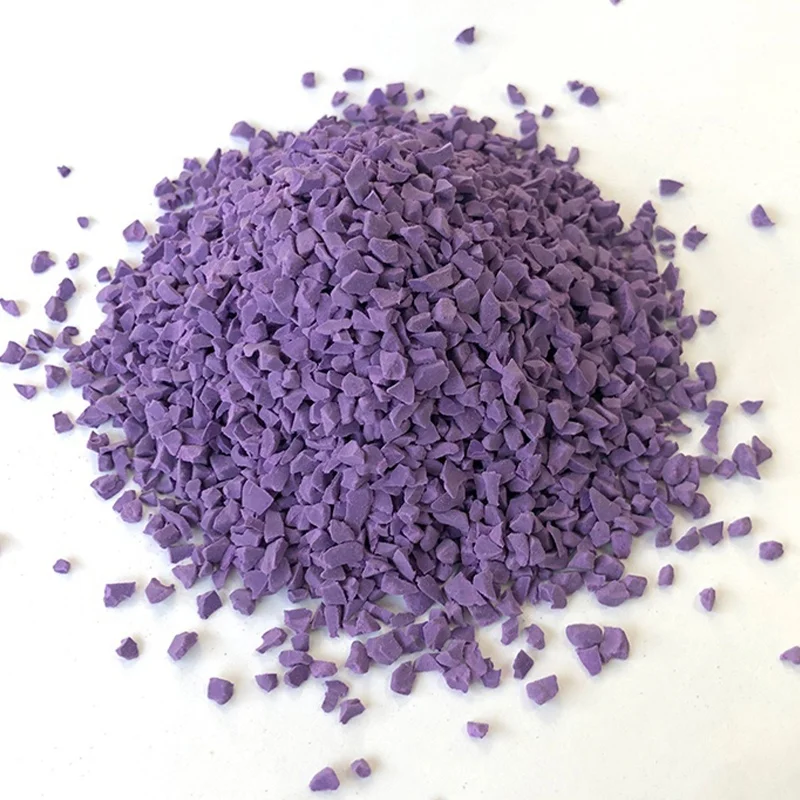 
Factory hot sale colored epdm granules for playground surface UV resistance rubber granules for running track 