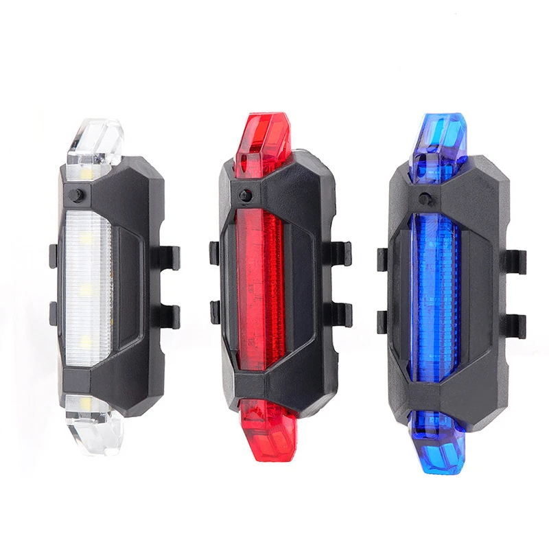 Bike Tail Light Ultra Bright Bicycle Lamps Bicycle Safety Warning Rear Light Rechargeable LED Bike Rear Light Cycling Accessory