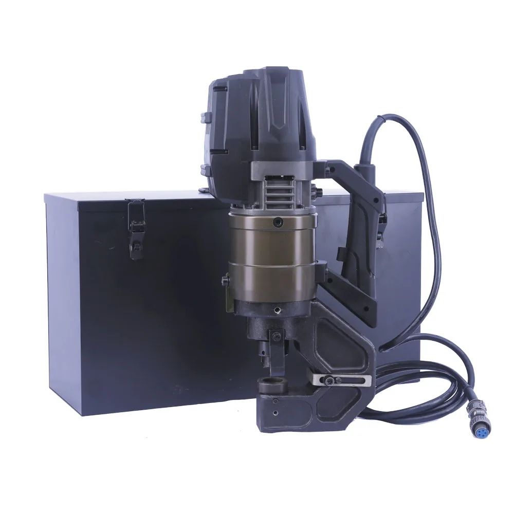 10mm thickness electric portable  hydraulic hole puncher  carbonless brush sheet metal hole punch tool