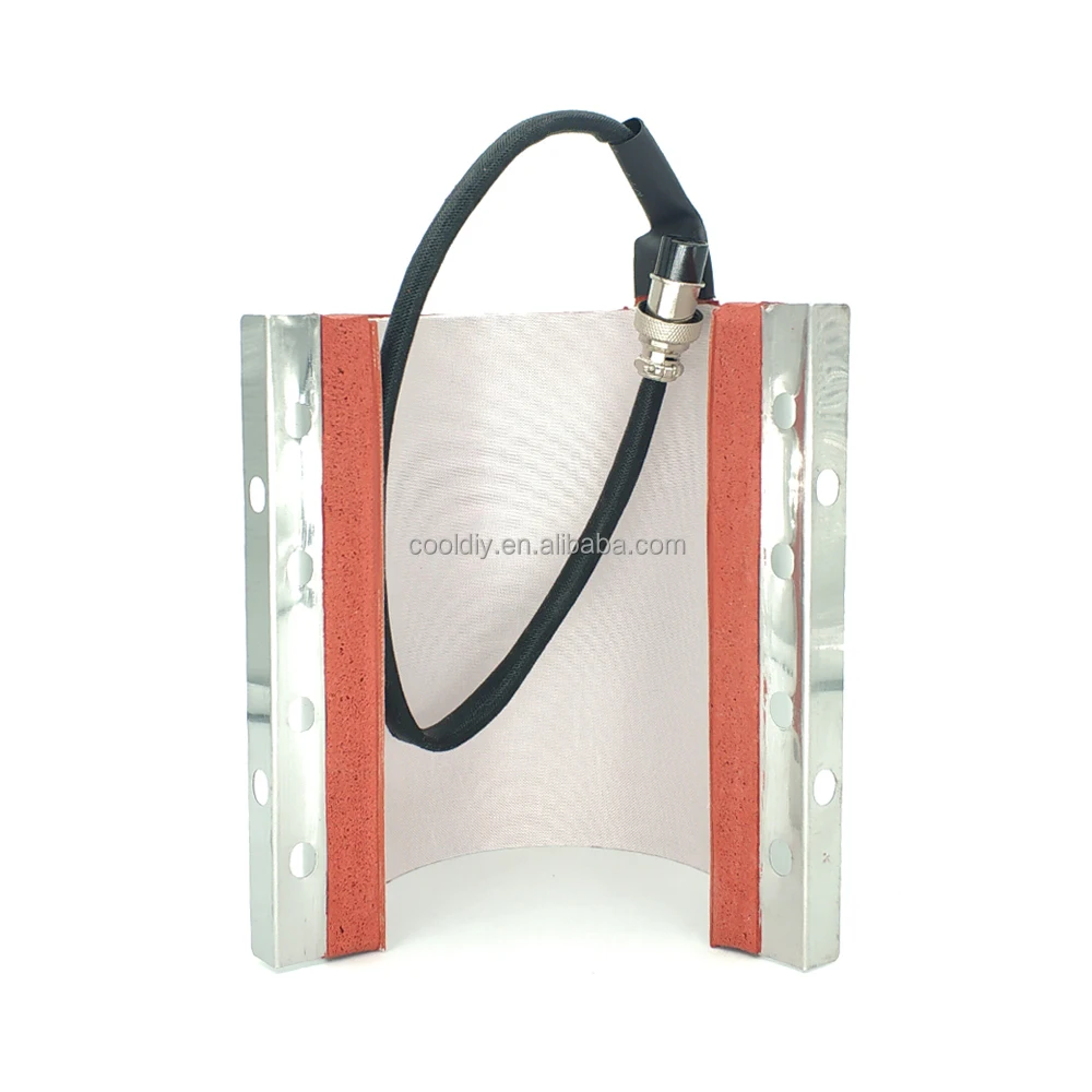 9OZ Lengthen 15CM Thermistor Mug Heater Pad With Iron Sheet Mug Press Heating Pad Heated Pad for Bottle Silicone Flexible Heater