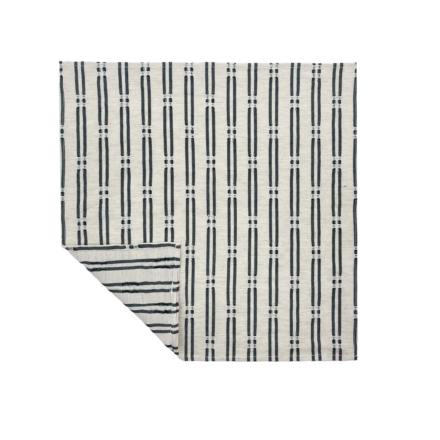 Black White Pink Fabric Linen Table cloth mat napkins gold table decorative napkins for Kitchen Wedding