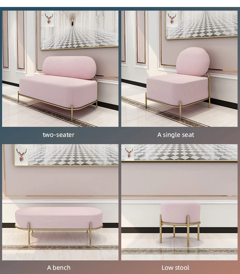 Beauty Salon Long Waiting Chair/comfortable Salon Waiting Sofa