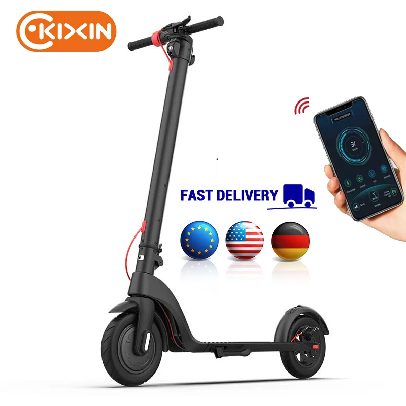 EU/UK US Warehouse Folding Mobility scooter X7 350W Motor 5ah Electric scooters For Adults China 25km/h Motor Electric scooter
