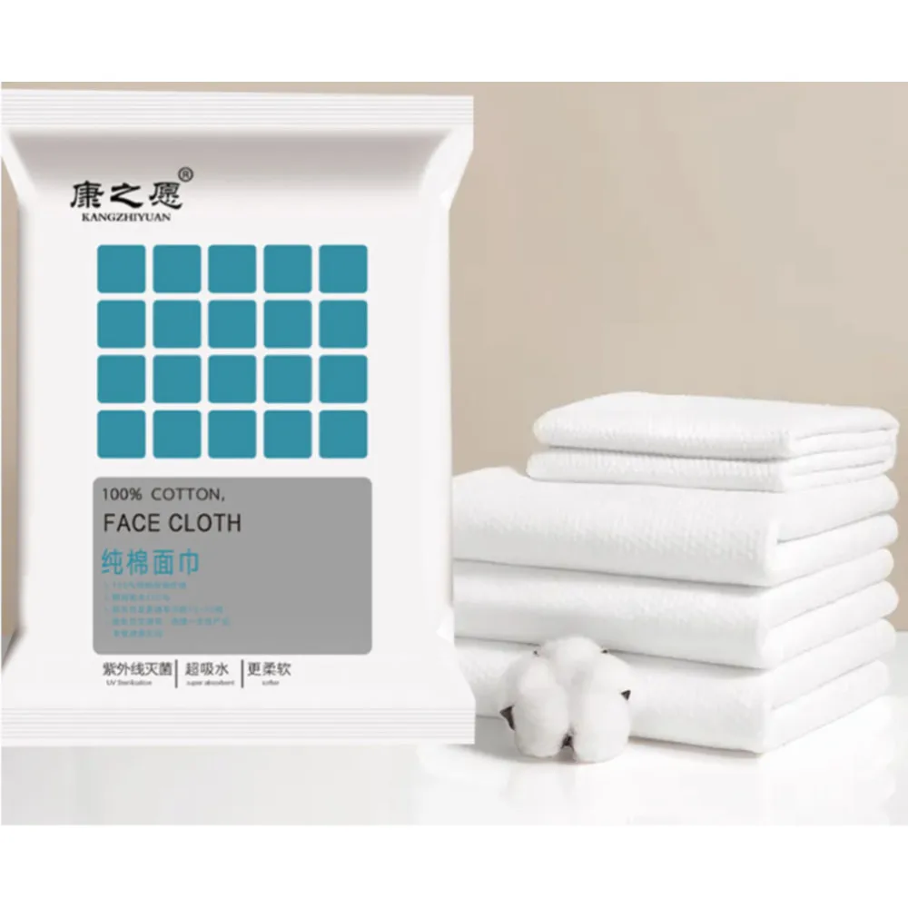 Wholesale Eco Friendly 30*70cm One Time Use Non Woven Disposable Bath Towel Cotton For Travel Hotel