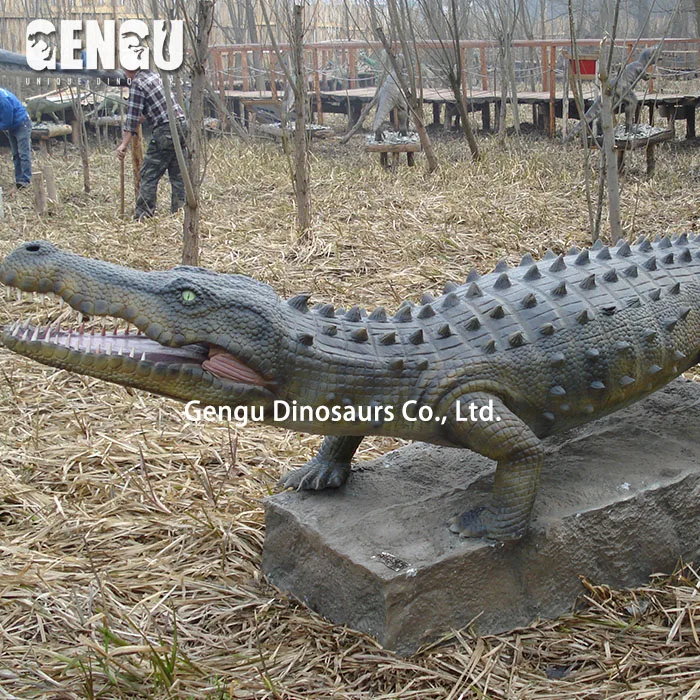 Simulate Crocodiles Outdoor Animatronic Animal Alligator