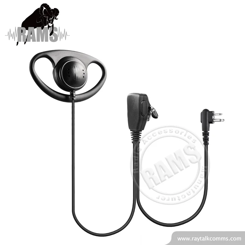 Наушник для рации двухсторонний радио гарнитура handfree D-образный наушник