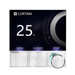 2022 Newest HassPi Multi-color EU Smart Switch with Touch Screen LCD Display Integrated ZigBee WIfi BLE HomeAssistant Switch