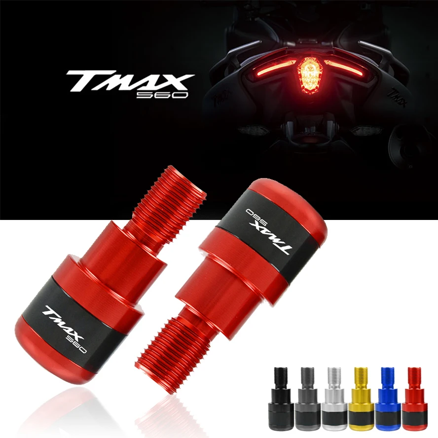 Motorcycle Handlebar Plugs End Hand Grips Handle Bar Cap Balancer CNC for YAMAHA XMAX TMAX560 TMAX530 Accessories