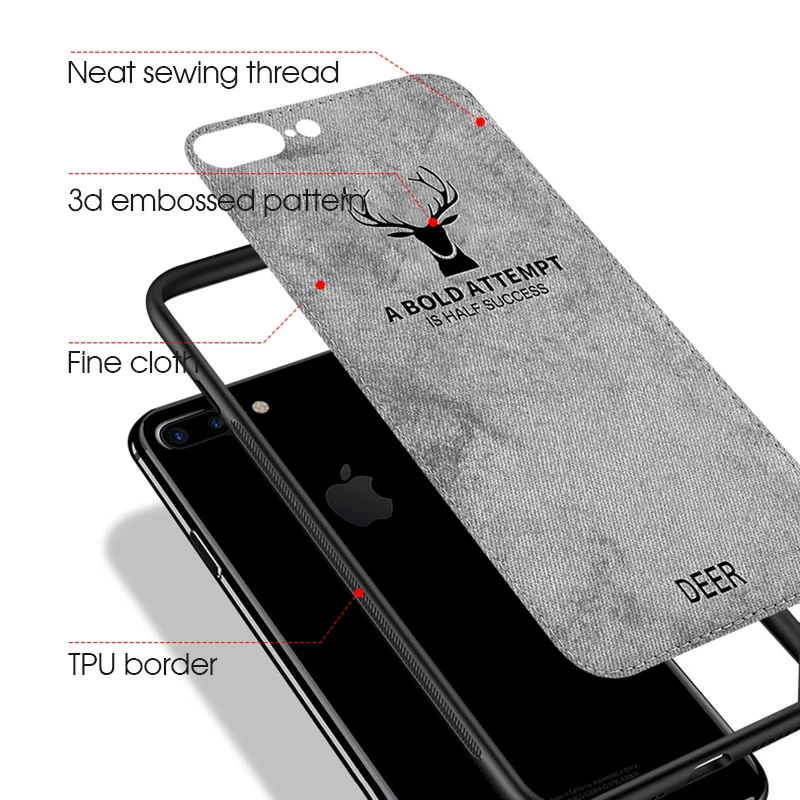 Чехол для мобильного телефона Huawei из мягкой ТПУ ткани с 3D рисунком оленя
