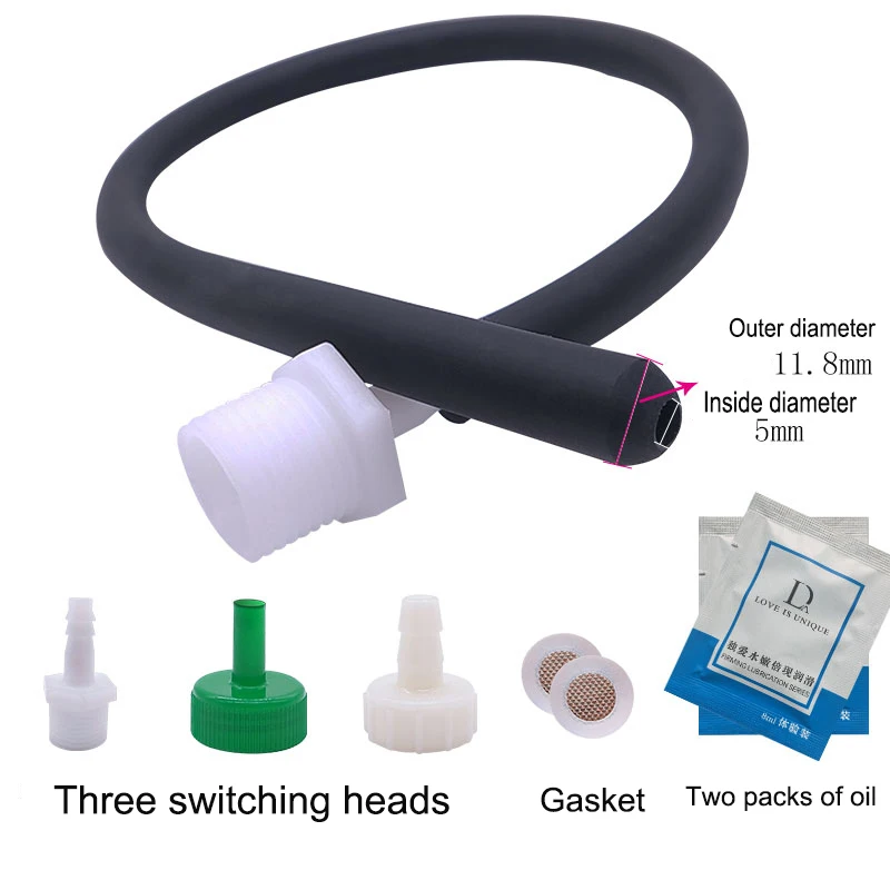 50cm Silicone Anal Enema Tube Douche Head Cleaning Cleaner Vaginal Enemator