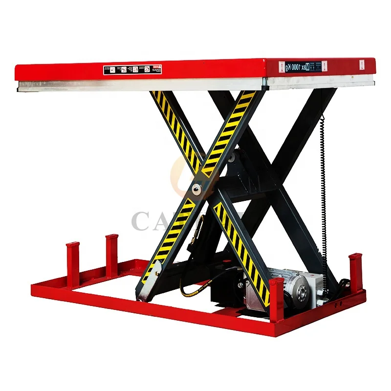 CE approved Supeior durable 1m 2m 3m 4m small portable electric hydraulic scissor table vertical lift platform